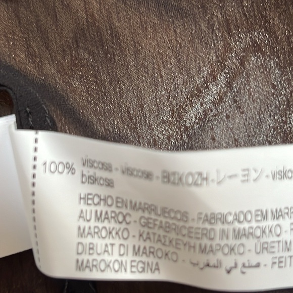 New! Zara medium black longline sheer loose fit blouse. - Picture 12 of 12